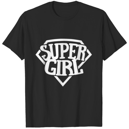 Super girl gift for girl or family costume T-shirt