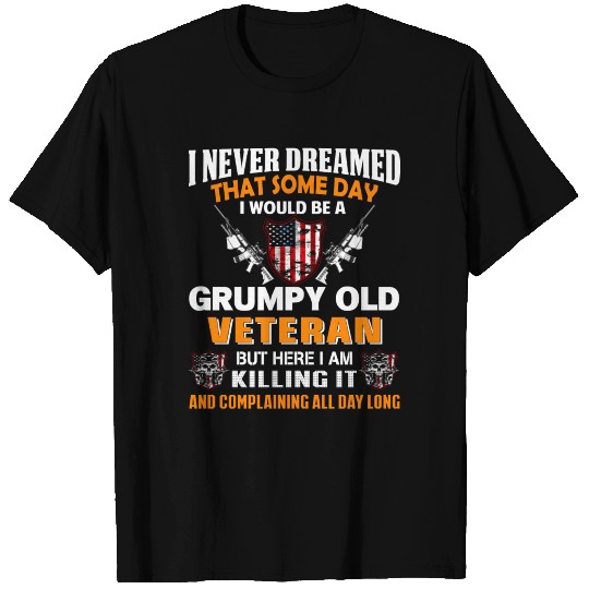 Grumpy Old Veteran T Shirt T-shirt