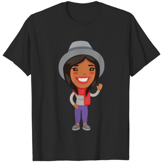 Discover cartoon girl T-shirt