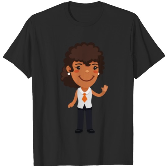 Discover cartoon woman T-shirt