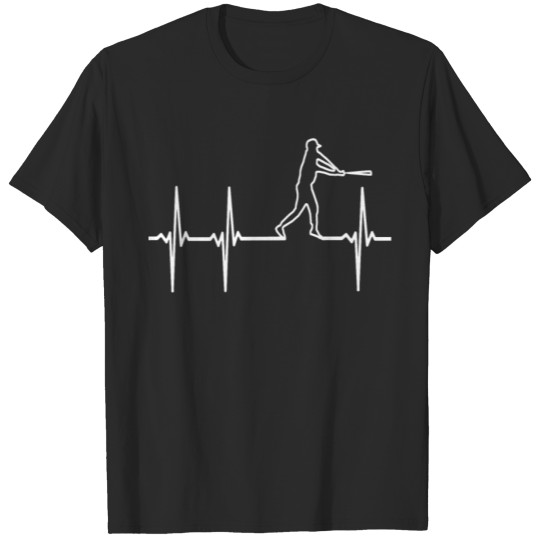 Discover Baseball Heartbeat T-shirt