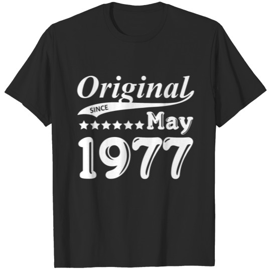 Discover Original Since May 1977 Gift T-shirt