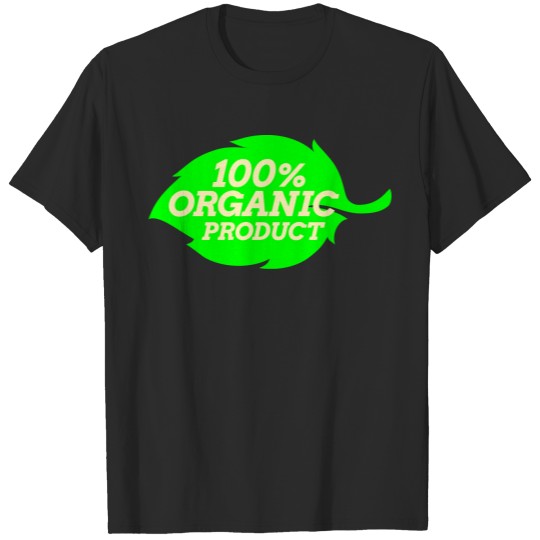 Discover 100% organic logo T-shirt