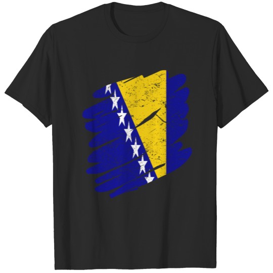 Discover Pinsel Land Heimat Bosnien Herzegowina T-shirt