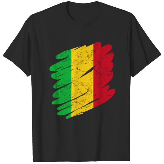 Discover Pinsel Land Heimat Mali T-shirt