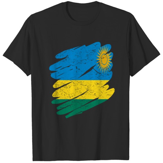 Discover Pinsel Land Heimat Ruanda T-shirt