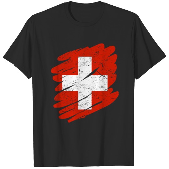Discover Pinsel Land Heimat Schweiz T-shirt