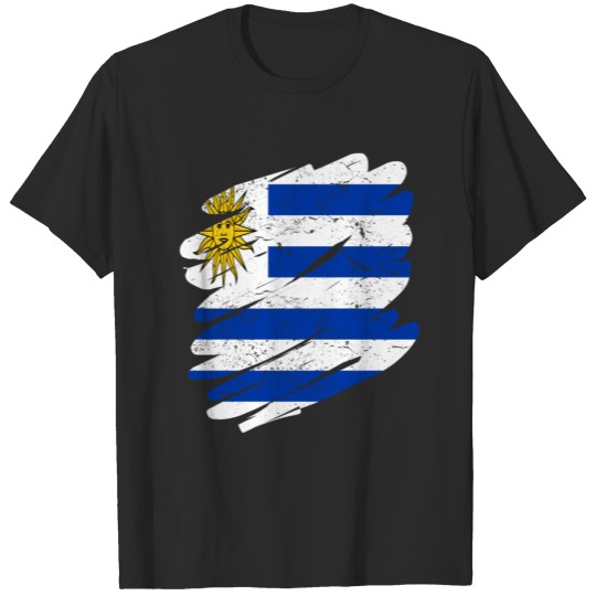 Discover Pinsel Land Heimat Uruguay T-shirt
