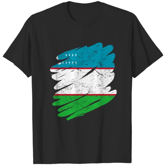 Discover Pinsel Land Heimat Usbekistan T-shirt