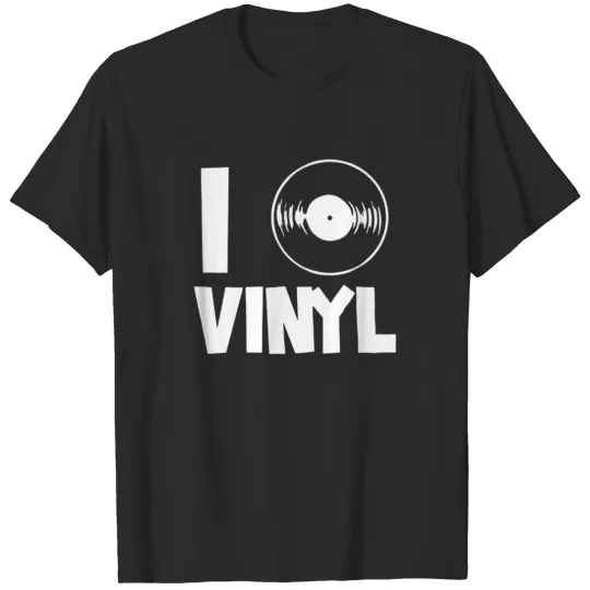 Discover I Heart Love Vinyl T-shirt