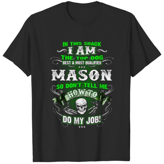 Discover Mason Shirts for Men, Job Shirt with Skull T-shirt