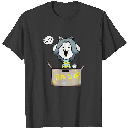 Undertale Temmie Fan art 3 T shirt T-shirt