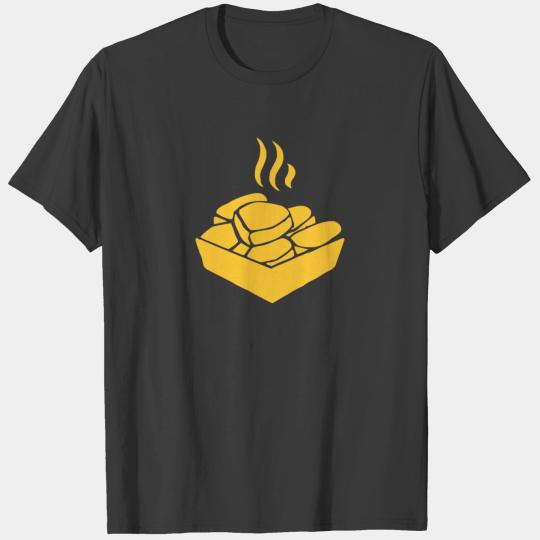 Chicken Nuggets Silhouette Funny T-shirt