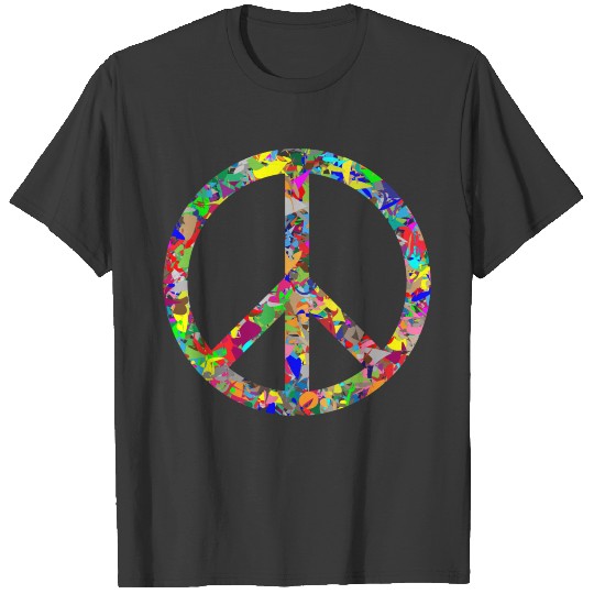 weltfrieden auf erden world peace on earth love35 T-shirt