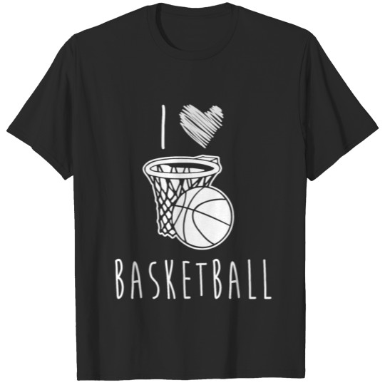 Discover I Love Basketball Best Shirts For Basketball Lover T-shirt