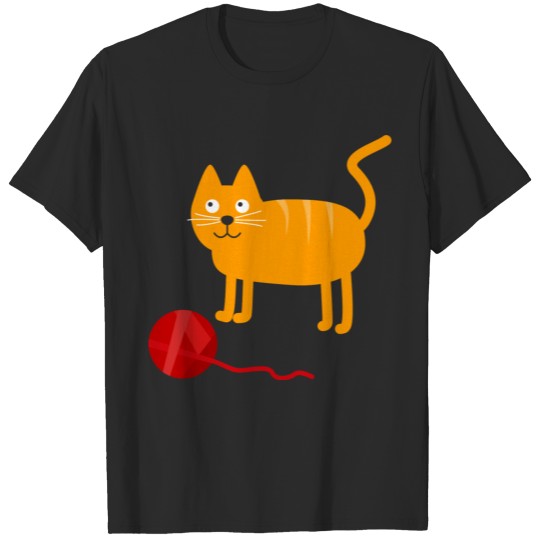 Cat Cats Animal Pet Pets Wool Children Gift Kids T-shirt