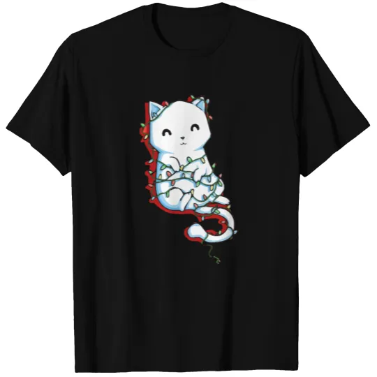 All tangled up cat T-shirt