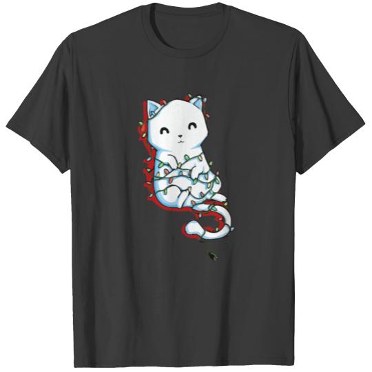 All tangled up cat T-shirt
