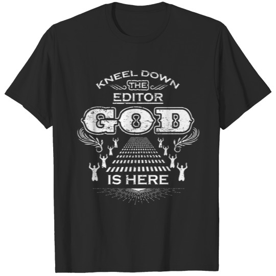 Discover KNEEL KNIET GOTT DA BERUFUNG EDITOR T-shirt