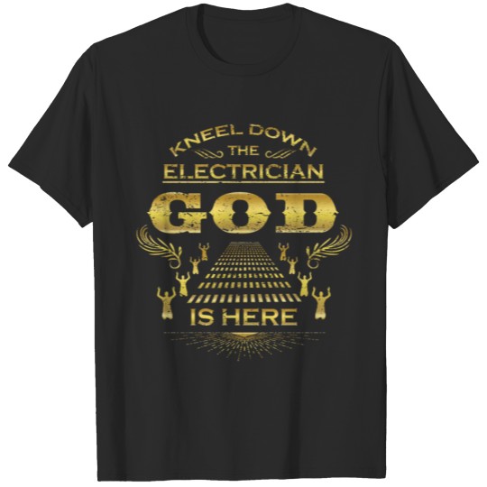 Discover KNEEL KNIET KOeNIG MEISTER GESCHENK ELECTRICIAN T-shirt