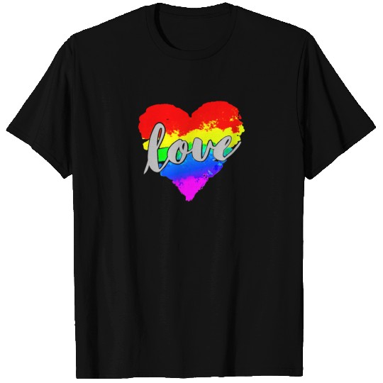 Pride love wins ringer T-shirt