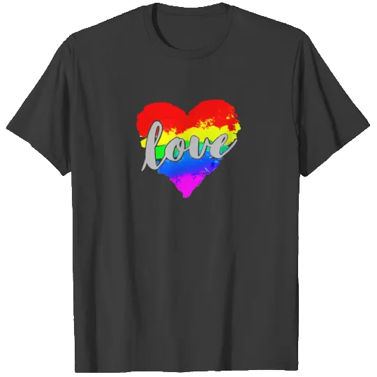 Pride love wins ringer T-shirt