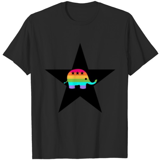 Discover Rainbow Elephant | Colorful Elephant | Summer Look T-shirt
