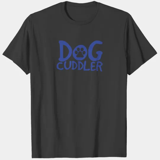 Dog Cuddler Off Shoulder tops T-shirt