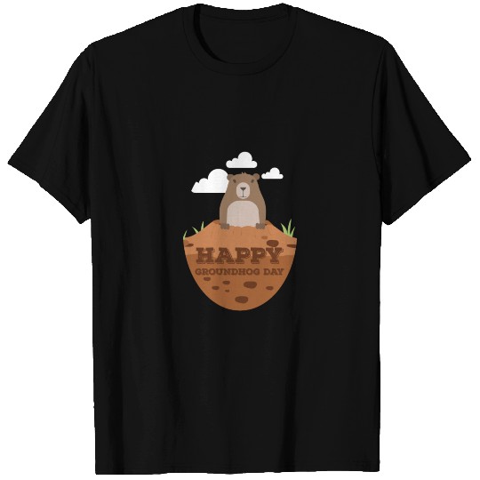Groundhog Day Cute Gift Geschenk T-shirt