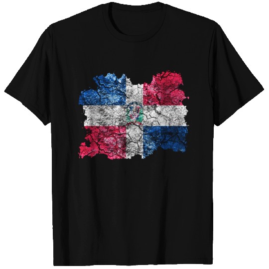 Dominican Republic Vintage Flag T-shirt