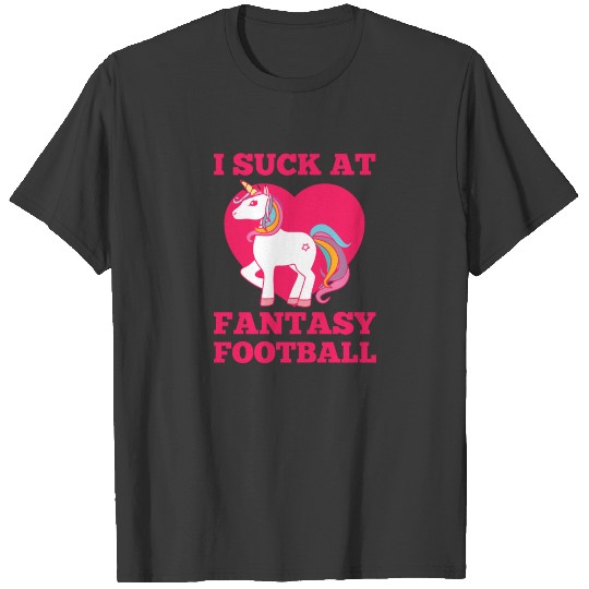 Funny Fantasy Football Funny Draft Party Unicorn T-shirt