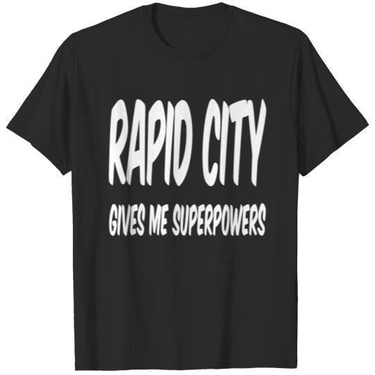 Discover Rapid City Funny Superpowers T-shirt