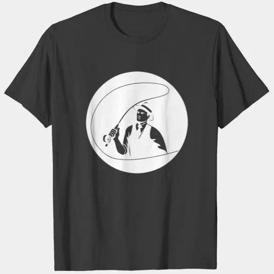 new design Mobster Gangster Fly Fisherman T-shirt