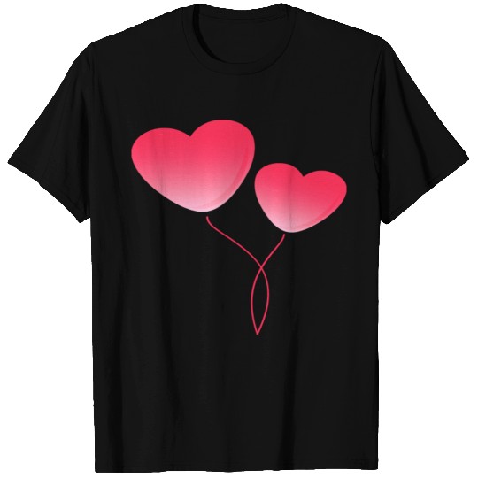 Hear shaped balloons T-shirt