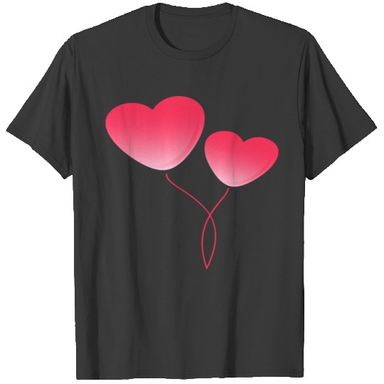Hear shaped balloons T-shirt