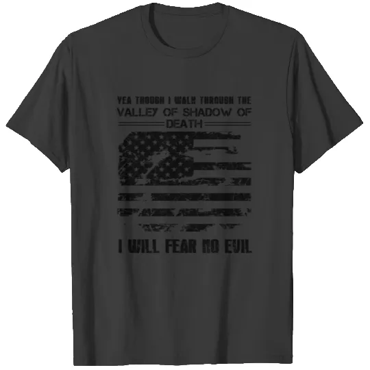 Patriotic I Will Fear No Evil Mug T-shirt