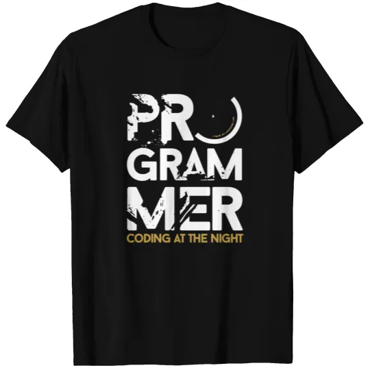 New Design programmer coding at the night T-shirt