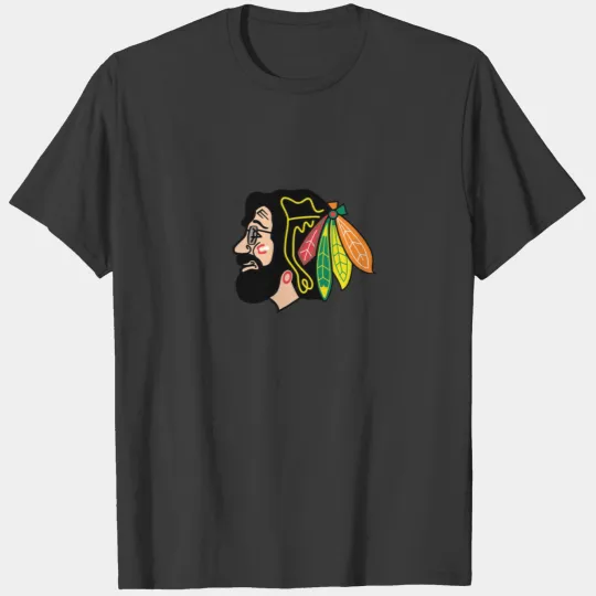 Jerry Hawk Blackhawks Jerry Garcia T-shirt