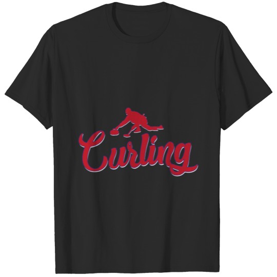 Discover Curling sportsman gift T-shirt