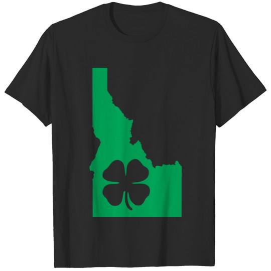 Discover Idaho Usa Saint Patricks Day Map T-shirt