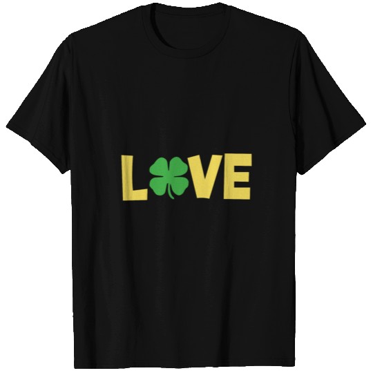 St. Patrick's Day Women Shamrock Love T-shirt