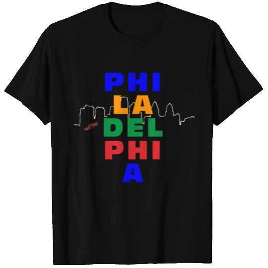 Phi-La-Del-Phi-A Shirt. Cool for phillies tourists T-shirt