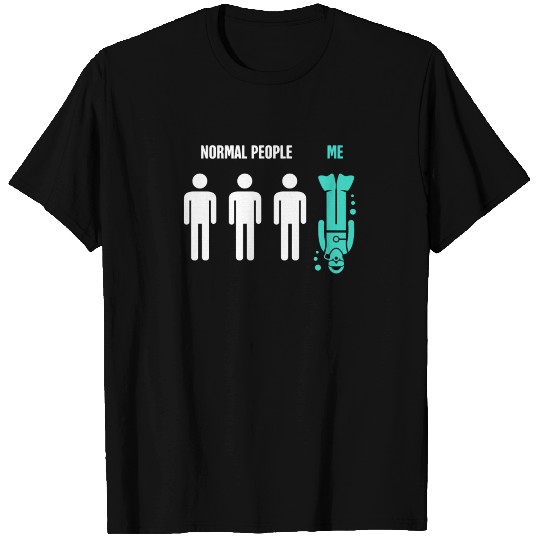 Funny Scuba Diving Design T-shirt