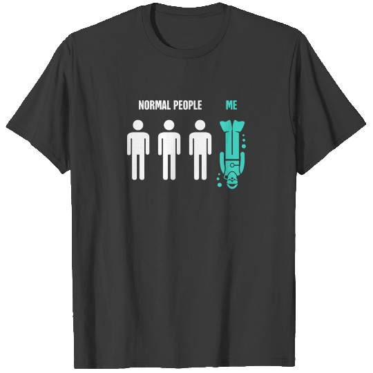 Funny Scuba Diving Design T-shirt