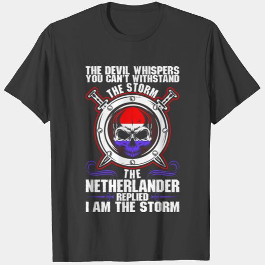 The Devil Whispers You Cant Withstand The Storm Ne T-shirt