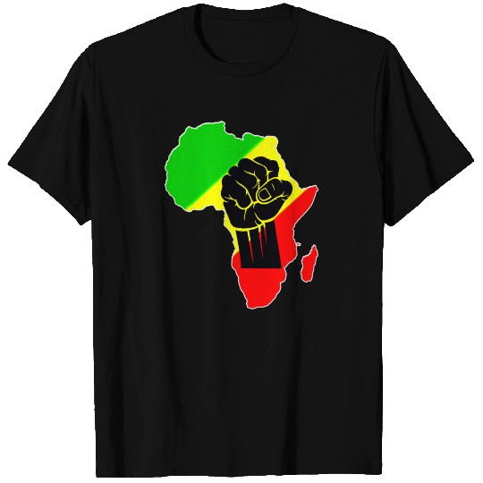 Africa black power T-shirt