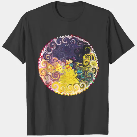 KID Goku custom artwork T-shirt
