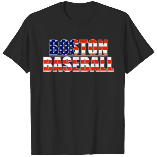 Discover Baseball USA Blue and Red T-shirt