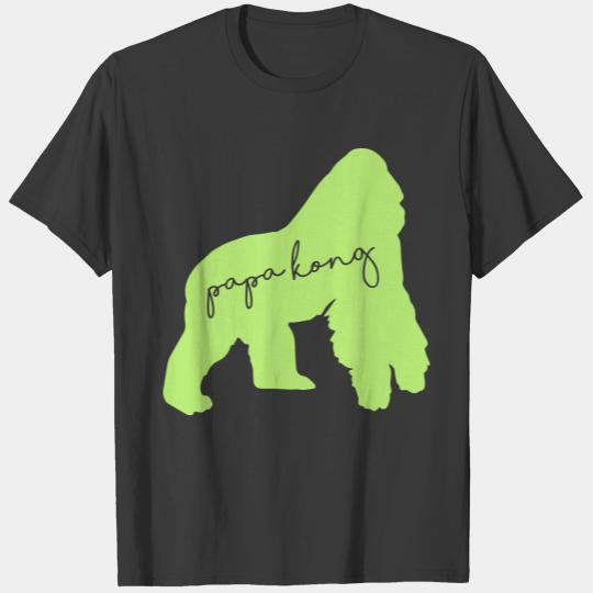 Father's Day. Daddy. Papa. Dad. King Kong. Gift T-shirt