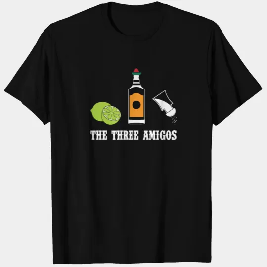 The Three Amigos Tequila Lime Salt Cinco De Mayo T-shirt